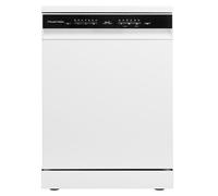 Russell Hobbs Freestanding Dishwasher, Class C, 14 Place Settings, 8 Wash Programs, 24-Hour Delay Start, Auto Door Open, Height Adjustable Basket and Flexible Cutlery Tray in White, RH60DW10C1W