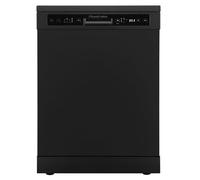Russell Hobbs Freestanding Dishwasher, Class D, 14 Place Settings, 6 Wash Programs, 24-Hour Delay Start, Auto Door Open, 1 x Height Adjustable Basket and Mini Cutlery Tray in Black, RH60DW00D2B