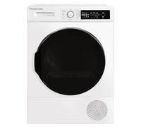 Russell Hobbs Freestanding Electric Heat Pump Condenser Tumble Dryer, 8kg Capacity, 15 Programmes, 3 Heat Settings, LED Display, Anti-Crease, Child Lock in White RH8HPTD1E12W