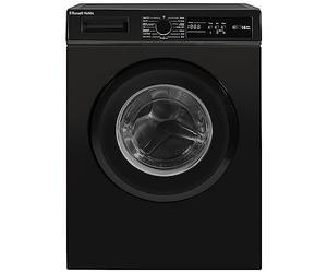 Russell Hobbs Freestanding Washing Machine, 6kg Capacity, 1200 rpm, 15 Programmes, Eco Technology, Rapid Wash Cycles, Black, RH612W110B