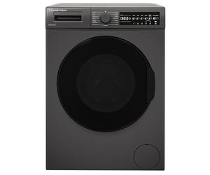 Russell Hobbs Freestanding Washing Machine, 9kg Capacity, 1400 rpm, 15 Programmes, Eco Technology, Rapid Wash Cycles, Grey RH914W116AN