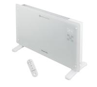 Russell Hobbs Glass Panel Electric Heater 2000W Smart Wi-Fi Enabled In White Rhpanh2006W