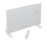 Russell Hobbs Glass Panel Electric Smart Heater WiFi Enabled 2000W with Remote Control in White, 3 Heat Modes, Touch Contol & LED Display, Auto-Adjust Temperature Sensor, Wall Mountable RHPANH2006W