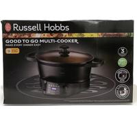 Russell Hobbs 28270 Good-to-Go Multicooker - 8 Versatile Functions including Slow Cooker, Sous Vide, Rice and Food Steamer, Black, 750 Watt