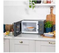 Russell Hobbs Grey Microwave 17L 700W Manual with Dial Control Defrost, RHMM723G