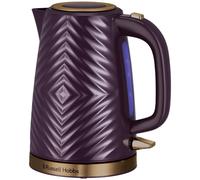 Russell Hobbs Groove Electric Jug Kettle Textured Fast Boil 1.7L 3000W Mulbery