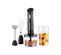 Russell Hobbs Hand Blender [3-in-1 Hand Mixer] Electric Chopper (Food Processor with 3 Attachments for Baby Food, Smoothies, Soup, 2 speeds