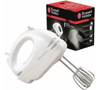 Russell Hobbs Electric Hand Mixer Whisk 6 Speed Food Collection 125W White 14451 [EEK: A+]