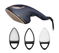 Russell Hobbs Handheld Clothes Steamer [1700W, 15g/min steam] Steam Genie(2in1: steamer & steam iron, Antibacterial, Ideal for travel, 3 accessories: