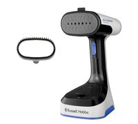 Russell Hobbs Handheld Clothes Steamer [powerful 1500W, Foldable & antibacterial] Steam Genie Easy Store (Sanitises, heats up quickly, 150ml tank, fabric nozzle, ideal for travel) 26740
