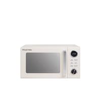 Russell Hobbs Hanley 20L 800W Digital Microwave in Jasmine White with 8 Auto Cook Menus, 5 Power Levels, Defrost & Reheat Function, 60 Minute Timer, Button Controls, Pull Handle Door RHMD838JW