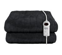 Russell Hobbs Electric Blanket Heated Throw Microfleece 180 X 130Cm Rhht1004 In Black Black