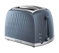 Russell Hobbs Honeycomb 1.7 Litre Rapid Boil Kettle & 2 Slice Toaster Set - Grey