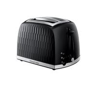 Russell Hobbs Honeycomb 2 Slice Toaster Extra Wide Slots Black 26061 NEW 1