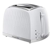 Russell Hobbs Honeycomb 2 Slice White Toaster