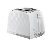 Russell Hobbs Honeycomb 2 Slice White Toaster