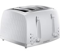 Russell Hobbs 26070 Honeycomb 4 Slice Toaster - White