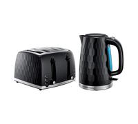 Honeycomb Black Breakfast Bundle Russell Hobbs Black One Size