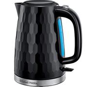 Russell Hobbs Honeycomb Electric 1.7L Cordless Kettle (Fast Boil 3KW, Black Prem