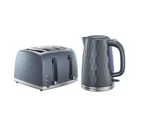 Russell Hobbs Honeycomb Grey Breakfast Bundle Russell Hobbs Grey