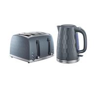 Russell Hobbs Honeycomb Grey Breakfast Bundle Russell Hobbs Grey