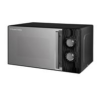 Russell Hobbs Honeycomb RHMM715B 17 Litre 700W Black Solo Manual Microwave with 5 Power Levels, Integrated Timer and Defrost Function