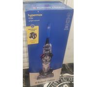 Russell Hobbs Upright Vacuum Cleaner Hypermax Multi-Surface Compatibility, Multi-Cyclonic Filtration, Grey & Blue Vacuum, Lightweight, 4L Dust Tank & 9m Power Cord RHUV7001