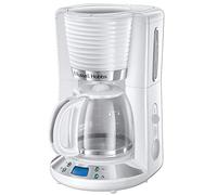 Russell Hobbs Inspire 1.25 Liters Programmable Coffee Maker, Black and White