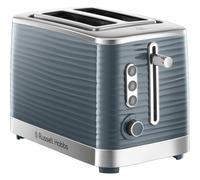 Russell Hobbs Inspire 2 Slice Toaster (Extra wide slots, High lift feature, 6 Browning levels, Frozen/Cancel/Reheat function with Blue LED