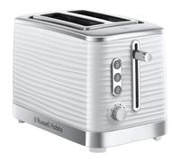 Russell Hobbs Inspire 2 Slice Toaster, Textured, White - 24370