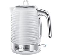 Russell Hobbs Inspire Textured White Plastic & Kettle White