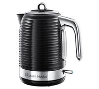 Russell Hobbs Inspire Kettle, Black, Textured, Cordless, Fast Heat Up, 1.7L - 24361