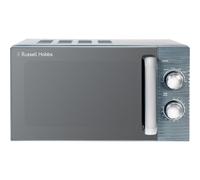 Russell Hobbs RHM1731G Inspire 17L 700w Grey Solo Manual Microwave with 5 Power Levels, Timer, Defrost Setting, Easy Clean