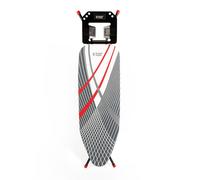 Russell Hobbs LA083234BLKFEU7 Ironing Board - Collapsible Foldable Design, Adjustable Height, Non-Slip Feet For Stability, Iron Rest With Hanger Holes, Machine Washable Cover, Lightweight, 115 x 36cm