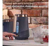 Russell Hobbs Kettle 17L Brontë Navy Rapid Boil Illuminated Water Window A