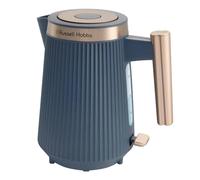 Russell Hobbs Kettle, Brontë Navy 1.7L Stylish Matte & Champagne Design 3000W