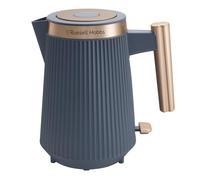 Russell Hobbs Kettle, Brontë Navy 1.7L Stylish Matte & Champagne Design 3000W