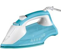 Russell Hobbs Light & Easy Brights Aqua Steam Iron, Fabric Softening Infused Ceramic Soleplate. 2x smoother glide, 2x durability, 240ml Water Tank, 115g Steam Shot, 35g Continuous Steam, 2400W, 26482
