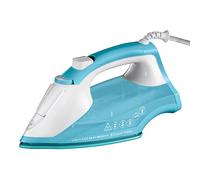 Russell Hobbs Light & Easy Brights Aqua Steam Iron, Fabric Softening Infused Ceramic Soleplate. 2x smoother glide, 2x durability, 240ml Water Tank, 115g Steam Shot, 35g Continuous Steam, 2400W, 26482
