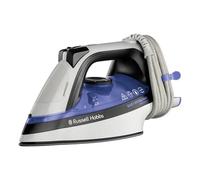 Russell Hobbs Linencare Easy Store Pro Wrap And Clip Iron White And Blue