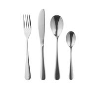 Russell Hobbs London 16-Piece Cutlery Set - 18/0 Stainless Steel Silverware, Tableware Service for 4 People, Dishwasher Safe, Includes Knives/Forks/Tablespoons/Teaspoons