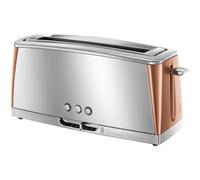 Russell Hobbs Long Slot 2 Slice Luna Toaster with faster toasting Technology (6 Browning levels, Defrost/Reheat/Cancel function, Lift & Look feature,)