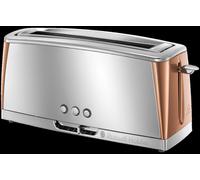 Russell Hobbs 24310 Luna 2 Slice Long Slot Toaster in Copper