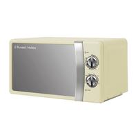 Russell Hobbs RHMM701C 17L 700w Cream Solo Manual Microwave with 5 Power Levels, Ringer & Timer, Defrost Setting, Easy Clean