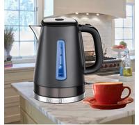 Russell Hobbs Matte Black Quiet Boil Kettle St Steel 3KW 1.7L 26140 BRAND NEW