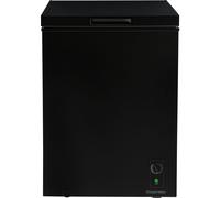 Russell Hobbs Black Chest Freezer 143L Freestanding with 5 Year Warranty, Adjustable Thermostat, Chill or Freeze Function, 4 Star Freezer Rating & Suitable for Outbuildings & Garages RH142CF0E1B