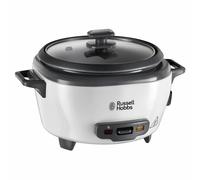 Russell Hobbs Electric Rice Cooker - 1.2kg (6 Portion - 145g per serving) Removable non stick bowl, Dishwasher-safe bowl & lid, Steamer basket
