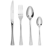 Russell Hobbs Milan Cutlery Set, 16 Piece | 18/0 Stainless Steel, Mirror Finish, Dishwasher Safe, 4 Place Settings, Includes Knives Forks Dessert Spoons Teaspoons