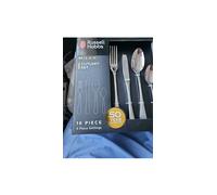 Russell Hobbs Cutlery Set Stainless Steel 16 Piece Tableware Silver Milan Range