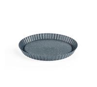 Russell Hobbs Nightfall Stone Tart Tin 28 Cm Non-Stick Fluted Pan | Carbon Steel Construction, Oven Safe To 220 C, PFOA-Free Coating, Round Flan Quiche Pie Baking Tin, Easy Clean Release